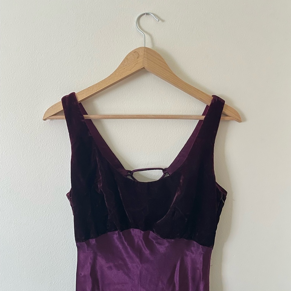 Plum Floor Length Dress